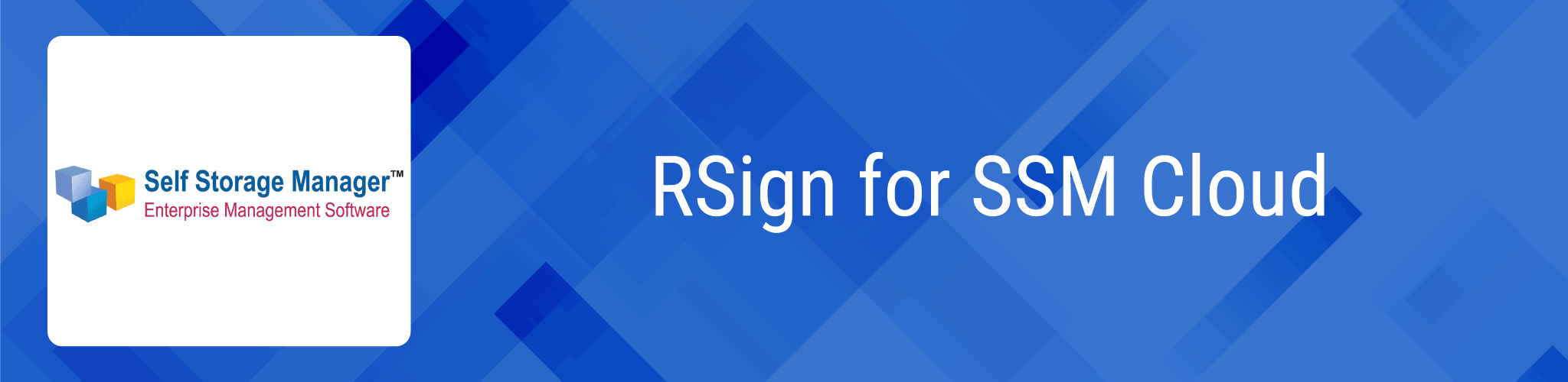 RSign for SSM Cloud