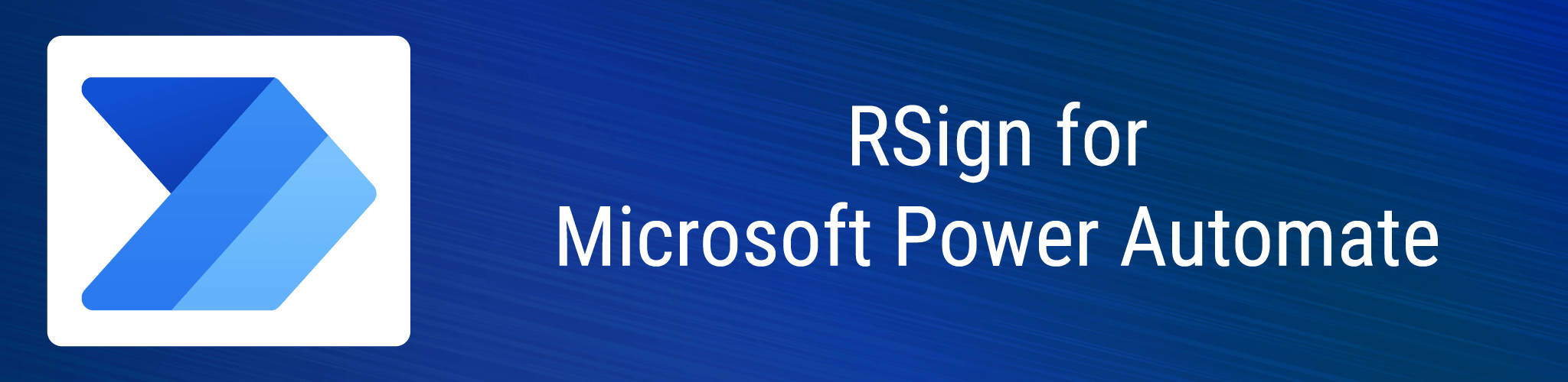 RSign for Microsoft Power Automate