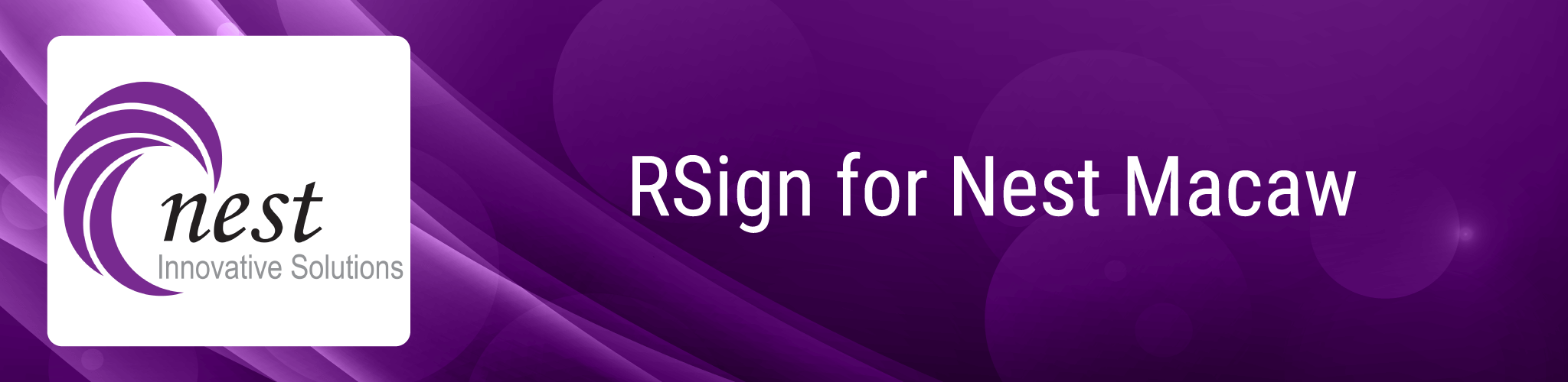 RSign for Nest Macaw