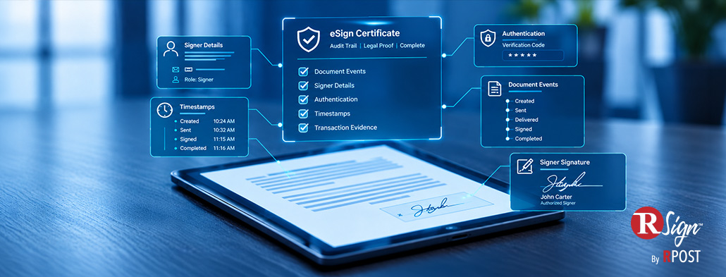 How to Read an Electronic Signature Audit Trail Certificate
