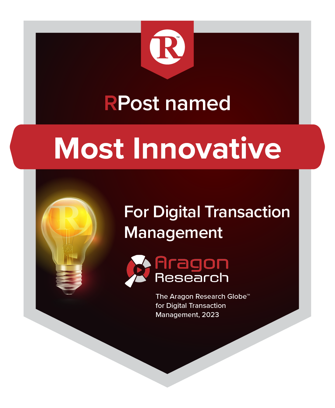 Aragon Research Identifies RPost as Most Innovative in Their Digital Transaction Management Marketplace Report