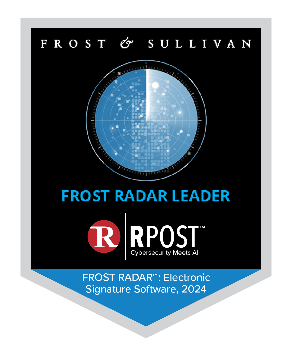 Frost & Sullivan Names RPost a Leader in eSignature in Worldwide Frost Radar Analyst Report