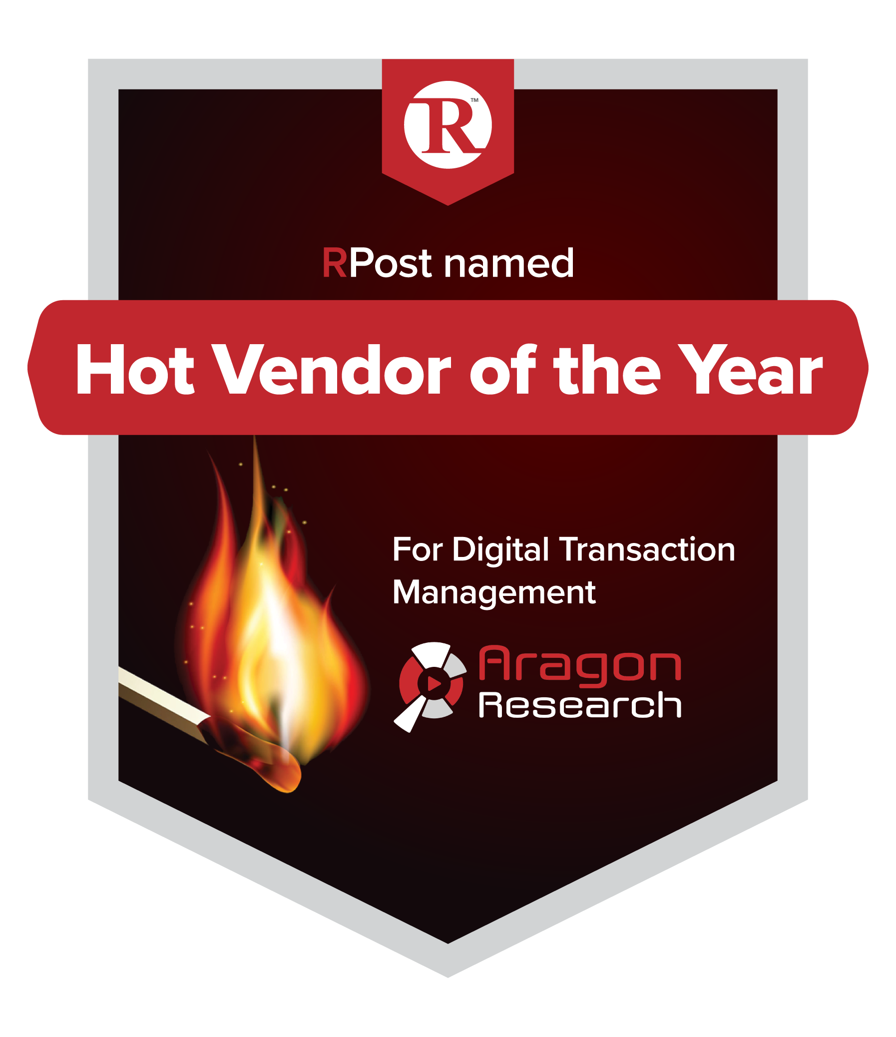 RPost Named a Hot Vendor in Aragon Research's “Hot Vendors in Digital Transaction Management, 2023” Report