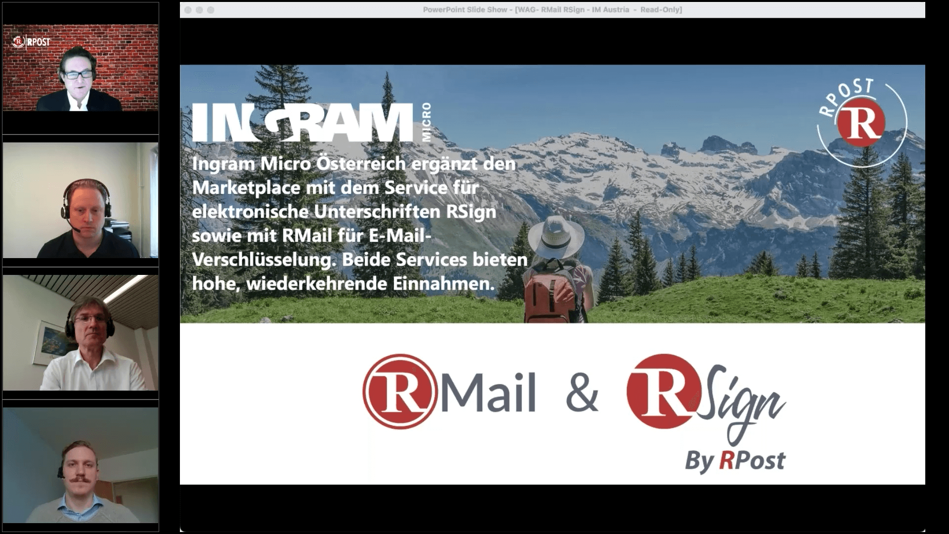 Ingram Micro Österreich präsentiert neue Services von RPost