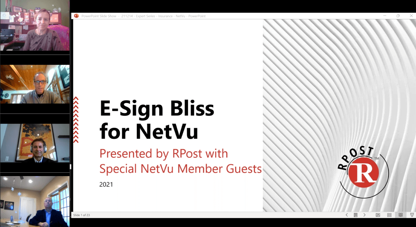 RPost and NetVU: Finally E-Sign Bliss for NetVU Members