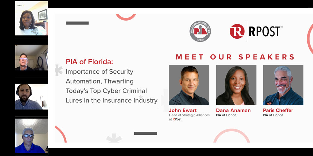 PIA of Florida: Importance of Security Automation, Thwarting Today’s Top Cyber Criminal Lures in the Insurance Industry