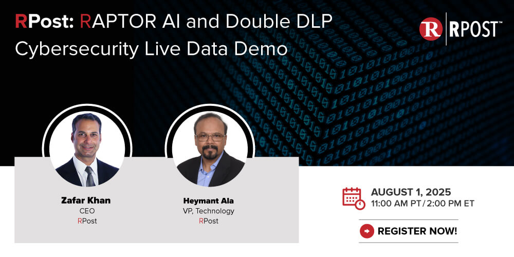 RAPTOR AI and Double DLP Cybersecurity Live Data Demo