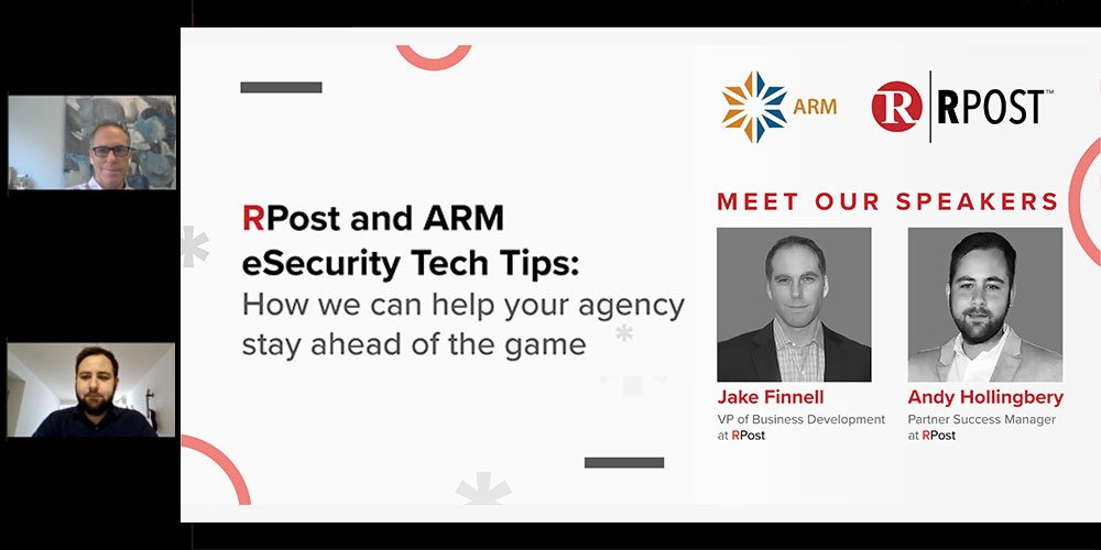 RPost and ARM eSecurity Tech Tips
