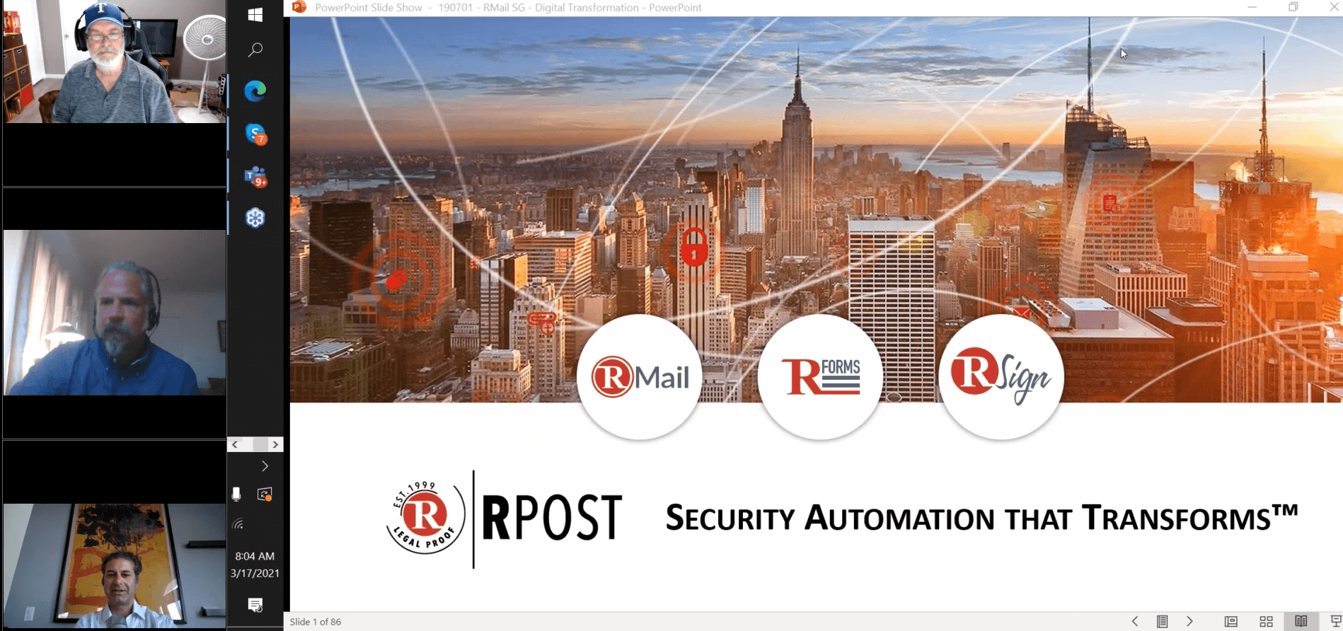 For RPost Partners: RMail Smart Encryption™